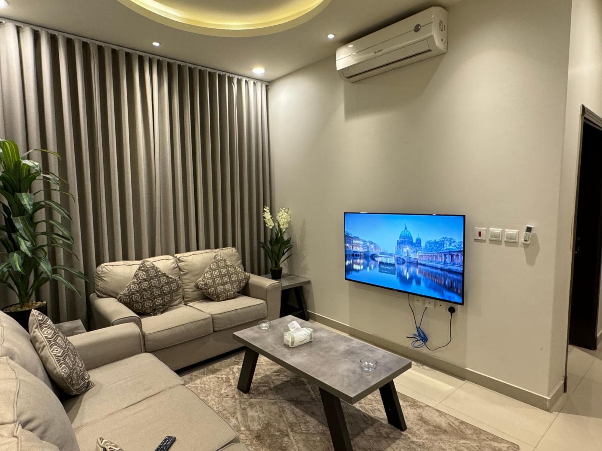 Appartement غرفتين نوم في النرجس 4