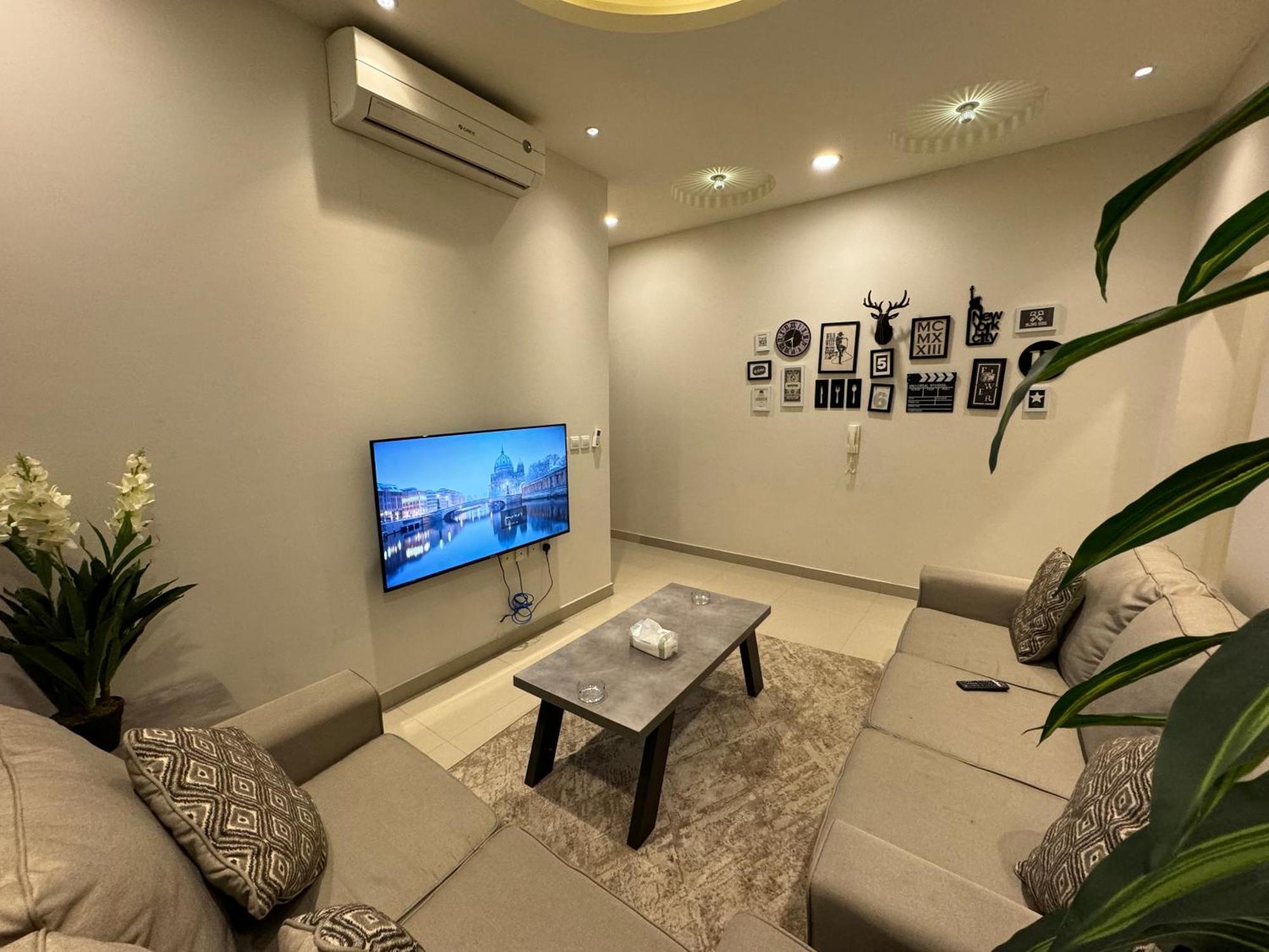 Appartement غرفتين نوم في النرجس 4